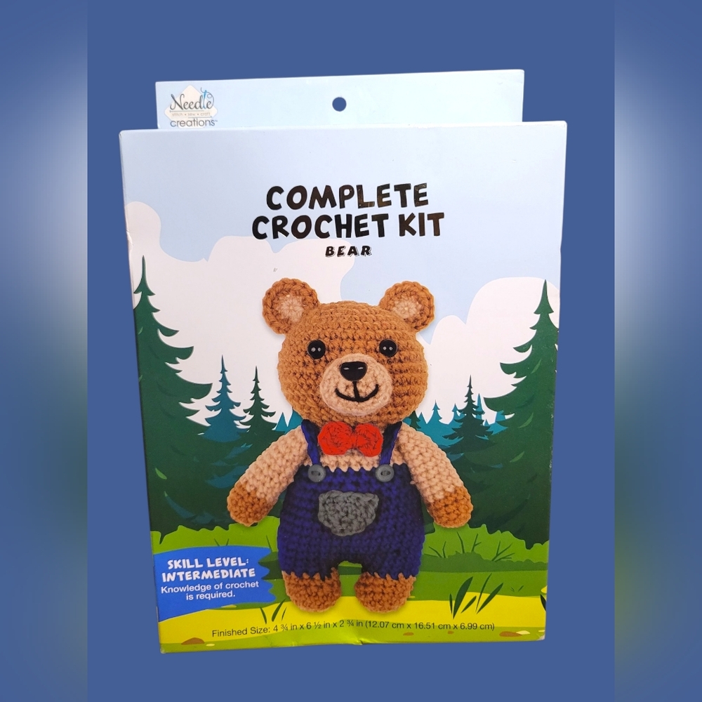 All Inclusive Teddy Bear Crochet Kit